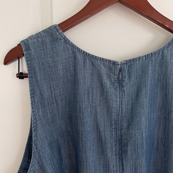 Lane Bryant Chambray Denim Jumpsuit - Picture 9 of 11